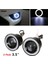 1*3.5 "angel Eyes LED Sis Lambası Araba Suv Evrensel Beyaz Sürüş Kafa Lambası 12V (Yurt Dışından) 1