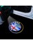 Stil 5 Alfa Romeo LED Araba Kapı Içın 2 Adet Karşılama Işığı Logo Projektör Giulia Giulietta Mito Stelvio Brera Araba-Styling (Yurt Dışından) 1