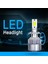 Xiyu Shop H9 Stili 4300K Muxall LED Araba Far Ampülleri H4 Lamba H8 H9 H11 LED Lamba Hk 8000K IP68 Otomatik Far Araba Işığı (Yurt Dışından) 4