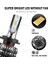 H3 Stili Sarı Braveway Fansız LED Araba Ampul H1 H3 H4 H7 H8 H11 H Hb3 Bh4 Oto Lambaları 12V Led'ler Sis Farları LED Araba Far Kiti (Yurt Dışından) 4