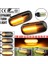 Füme Siyah Audi Için A A4 S4 Rs4 B6 B7 B8 A6 S6 R LED Dinamik Yan Işaretleyici Dönüş Sinyali Işığı Sıralı Flaşör Işık Emark (Yurt Dışından) 4