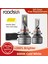 H4 Stili 1 Parça Roadsu Mini H7 LED H4 H1 H11 Araba Far Ampülleri H8 Hb3 Hb LED Canbus 100W Lm 6000K 12V 24V Otomatik Sis Farları (Yurt Dışından) 2