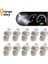 Sarı Stil T5 Mavi Kırmızı Beyaz T5 Araba Oto Göstergesi B8.5 1smd LED Göstergesi Speedo Dashboard Yan Ampul 12V (Yurt Dışından) 2