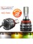 H3 Stili Sarı Braveway Lm H4 H7 LED Far Ampülleri H4 Hilo Beam Ampuller Hb3 Bh4 Oto LED Lambalar H1 12V H11 H3 LED Ampul (Yurt Dışından) 2