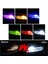 10 Parça Tarzı Mavi W5W Cam Muhafaza Cob Araba LED Ampul 6000K Beyaz Yeşil Mavi Kırmızı Kama Plaka Lambası Kubbe Işık Beyaz (Yurt Dışından) 2