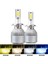 H3 Stili Beyaz 2x C6 H1 H3 LED Far Ampülleri H7 LED Araba Işıkları H4 H11 Hb Hb Hk 3000K 8000K Beyaz Mavi Sarı Oto Sis Lambası (Yurt Dışından) 5