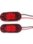 1 Adet Tarzı Kırmızı 2 LED Araba Kamyon Yan Sinyal Işık Strobe Uyarı Lambası Römorklar Kamyonlar Için Evrensel Gece Güvenli Sürüş Lambaları (Yurt Dışından) 2