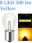 8 LED Sarı 2021 Yeni LED P21W BA15S Araba Işık S Otomatik Araç Geri Dönüş Sinyali Ampul Lambası Drl Beyaz 6000K 12V 24V (Yurt Dışından) 1