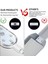 Beyaz Ar Iç Mini Işık Dokunmatik Ortam Işığı Otomatik Tavan Tavan Okuma Lambası LED Araba Styling Dokunmatik Gece Lambası USB Şarj (Yurt Dışından) 3