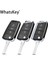 A Tipi Whatskey Flip Katlanır Araba Anahtarı Kabuk Kapak Kılıf Volkswagen Vw Golf 7 Mk7 Passat Beetle Bora Polo Koltuk Leon Skoda Octavia (Yurt Dışından) 4