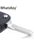 A Tipi Whatskey Flip Katlanır Araba Anahtarı Kabuk Kapak Kılıf Volkswagen Vw Golf 7 Mk7 Passat Beetle Bora Polo Koltuk Leon Skoda Octavia (Yurt Dışından) 5