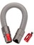 Dyson Için 2x Uzatma Hortumu ve Tetik Kilidi - Dyson V15 V11 V10 V7 Elektrikli Süpürge Için Esnek Hortum ve Anahtar Tutucu (Yurt Dışından) 2