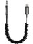 Spiralli 3.5mm To Lightning Aux Ses Kablosu Kumaş Sa-01 1