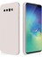 Samsung Galaxy S10 Plus Için Ince Yumuşak Likit Silikon Tampon Telefon Kılıfı - Beyaz (Yurt Dışından) 1