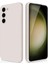 Samsung Galaxy S23 Için Ince Yumuşak Likit Silikon Tampon Telefon Kılıfı - Beyaz (Yurt Dışından) 1
