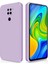 Xiaomi Redmi Note 9 Için Ince Yumuşak Likit Silikon Tampon Telefon Kılıfı - Mor (Yurt Dışından) 1