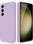 Samsung Galaxy S23 Için Ince Yumuşak Likit Silikon Tampon Telefon Kılıfı - Mor (Yurt Dışından) 1