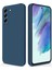 Samsung Galaxy S21 Fe 5g Için Ince Yumuşak Likit Silikon Tampon Telefon Kılıfı - Mavi (Yurt Dışından) 1