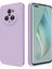 Honor Magic5 Pro Için Ince Yumuşak Likit Silikon Tampon Telefon Kılıfı - Mor (Yurt Dışından) 1