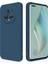 Honor Magic5 Pro Için Ince Yumuşak Likit Silikon Tampon Telefon Kılıfı - Mavi (Yurt Dışından) 1