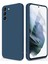 Samsung Galaxy S21 5g Için Ince Yumuşak Likit Silikon Tampon Telefon Kılıfı - Mavi (Yurt Dışından) 1