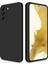 Samsung Galaxy S22+ / S22 Plus 5g Için Ince Yumuşak Likit Silikon Tampon Telefon Kılıfı - Siyah (Yurt Dışından) 1