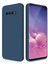 Samsung Galaxy S10 Için Ince Yumuşak Likit Silikon Tampon Telefon Kılıfı - Mavi (Yurt Dışından) 1