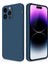 iPhone 14 Pro Max Için Ince Yumuşak Likit Silikon Tampon Telefon Kılıfı - Mavi (Yurt Dışından) 1