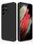 Samsung Galaxy S21 Ultra 5g Için Ince Yumuşak Likit Silikon Tampon Telefon Kılıfı - Siyah (Yurt Dışından) 1