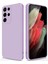 Samsung Galaxy S21 Ultra 5g Için Ince Yumuşak Likit Silikon Tampon Telefon Kılıfı - Mor (Yurt Dışından) 1