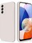 Samsung Galaxy A14 5g/4g Için Ince Yumuşak Likit Silikon Tampon Telefon Kılıfı - Beyaz (Yurt Dışından) 1
