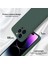 iPhone 14 Pro Max Için Ince Yumuşak Likit Silikon Tampon Telefon Kılıfı - Gece Yeşili (Yurt Dışından) 4