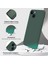 iPhone 14 Plus Için Ince Yumuşak Likit Silikon Tampon Telefon Kılıfı - Gece Yeşili (Yurt Dışından) 3