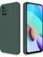 Xiaomi Redmi 10 Için Ince Yumuşak Likit Silikon Tampon Telefon Kılıfı - Gece Yeşili (Yurt Dışından) 1