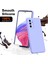 Samsung Galaxy A15 Için Ince Likit Silikon Yumuşak Telefon Kılıfı - Mor (Yurt Dışından) 4