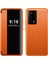 Xiaomi Redmi K60 Için Klasik Business Görünüm Penceresi Flip Deri Telefon Kılıfı - Turuncu (Yurt Dışından) 1