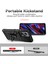 Xiaomi Redmi Note 12 Pro 5g Için Halka Ayaklı ve Kayar Kamera Kapaklı Telefon Kılıf - Siyah (Yurt Dışından) 5