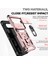 Google Pixel 8 Pro Için Halka Ayaklı ve Kayar Kamera Kapaklı Telefon Kılıf - Rose Gold (Yurt Dışından) 4