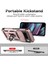 Google Pixel 8 Pro Için Halka Ayaklı ve Kayar Kamera Kapaklı Telefon Kılıf - Rose Gold (Yurt Dışından) 5