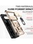 Google Pixel 8 Pro Için Halka Ayaklı ve Kayar Kamera Kapaklı Telefon Kılıf - Altın (Yurt Dışından) 4