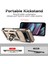 Google Pixel 8 Pro Için Halka Ayaklı ve Kayar Kamera Kapaklı Telefon Kılıf - Altın (Yurt Dışından) 5