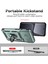 Xiaomi 13 Pro Için Halka Ayaklı ve Kayar Kamera Kapaklı Telefon Kılıf - Yeşil (Yurt Dışından) 5