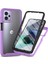 Motorola Moto G13 / G23 Için Yerleşik Ekran 360 Tam Koruma Telefon Kılıfı - Mor (Yurt Dışından) 1