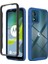 Motorola Moto E13 Için Hibrit Bumper Tam Koruma Telefon Kılıfı - Lacivert (Yurt Dışından) 1