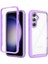 Samsung Galaxy S23 Fe Için Hibrit Bumper Tam Koruma Telefon Kılıfı - Mor (Yurt Dışından) 1