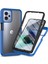 Motorola Moto G13 / G23 Için Yerleşik Ekran 360 Tam Koruma Telefon Kılıfı - Lacivert (Yurt Dışından) 1