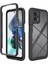 Motorola Moto G13 / G23 Için Hibrit Bumper Tam Koruma Telefon Kılıfı - Siyah (Yurt Dışından) 1