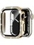 Apple Watch Seri 1 2 3 Elmas Cam+Kasa Koruyucu 42 mm Zarif Şık Tasarım Akıllı Saat Koruyucu Kılıfı 5