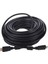 Fully G-507FS Plastik Düz Siyah 20 Metre Gold Poşetli HDMI Kablo 1