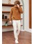 Erkek Basic Fit Kalıp Eşofman Altı Ekru - 948DNGR 3